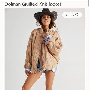 Free People Dolman quilted jacket
